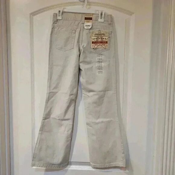 Arizona Jean Co Girl's Stone Cotton Flare Bootcut Jeans - Picture 7 of 11